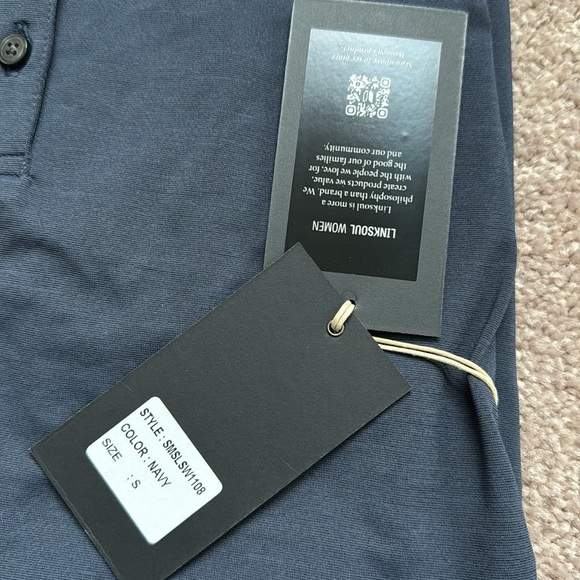 NWT LINKSOUL SHORT SLEEVE POLO - Picture 3 of 3